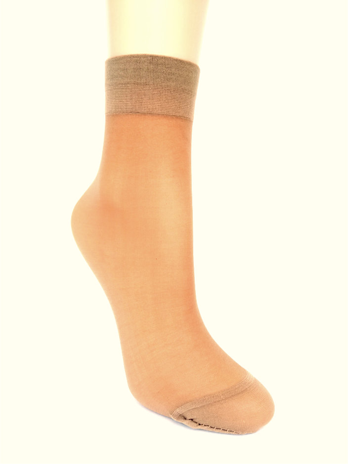 

Носочек женский Лайкра Гладь Lady Sabina 40 Den Natural 10 пар SOX40LGNAT