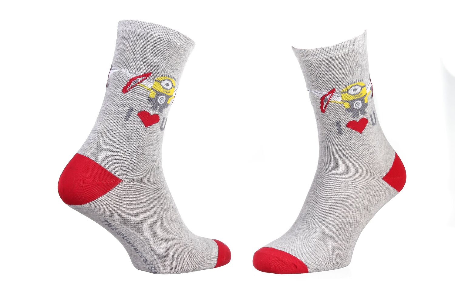 

Носки Minions Minion + Wings + Arrows  (13890131-6) light grey, Носки Minions Minion + Wings + Arrows 36-41 (13890131-6) light grey