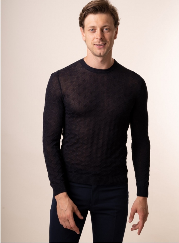 

Чоловічий джемпер VD one  Синій 86728, Чоловічий джемпер VD one XL Синій 86728