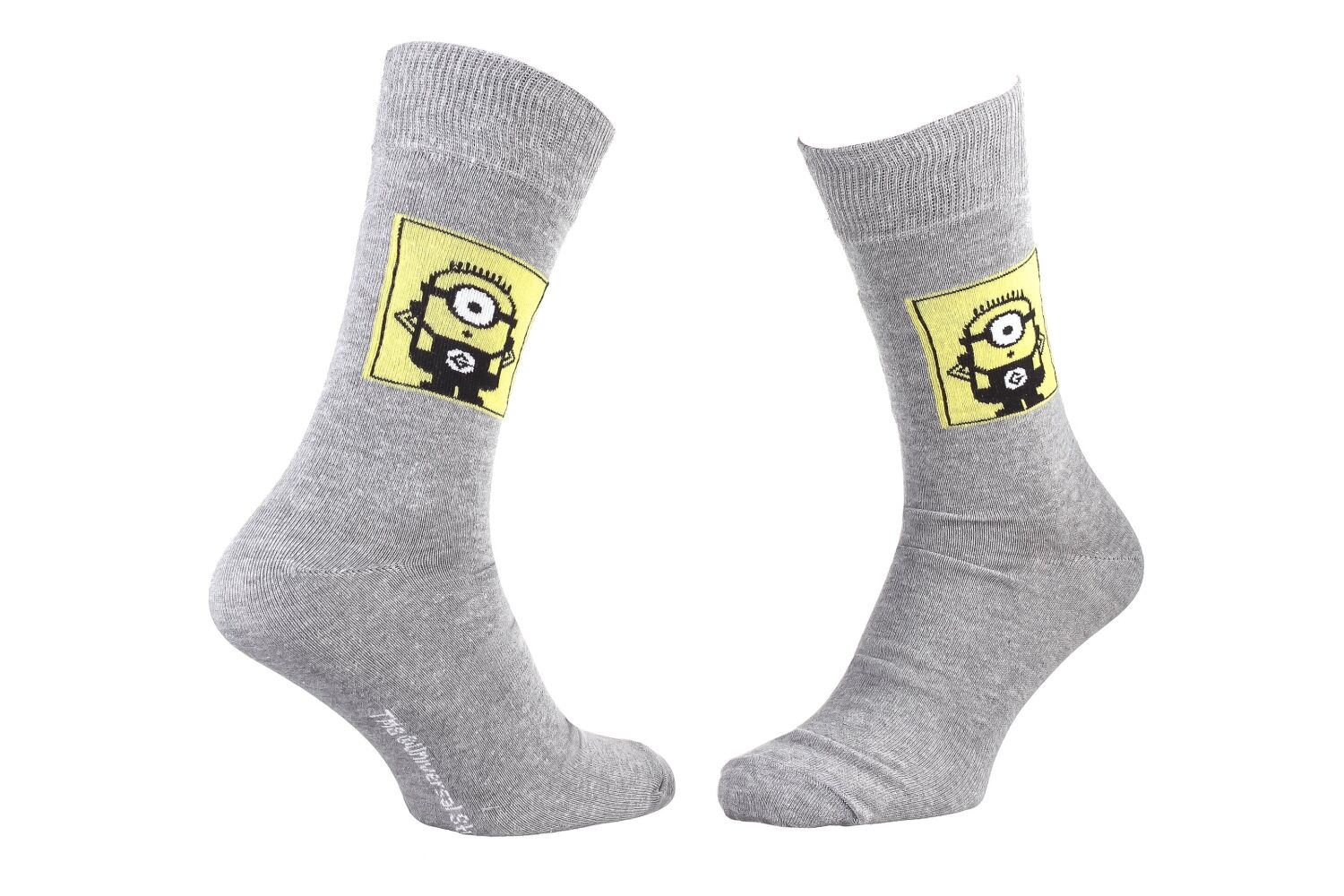 

Носки Minions Minion In Square  (93153667-6) light grey, Носки Minions Minion In Square 39-42 (93153667-6) light grey