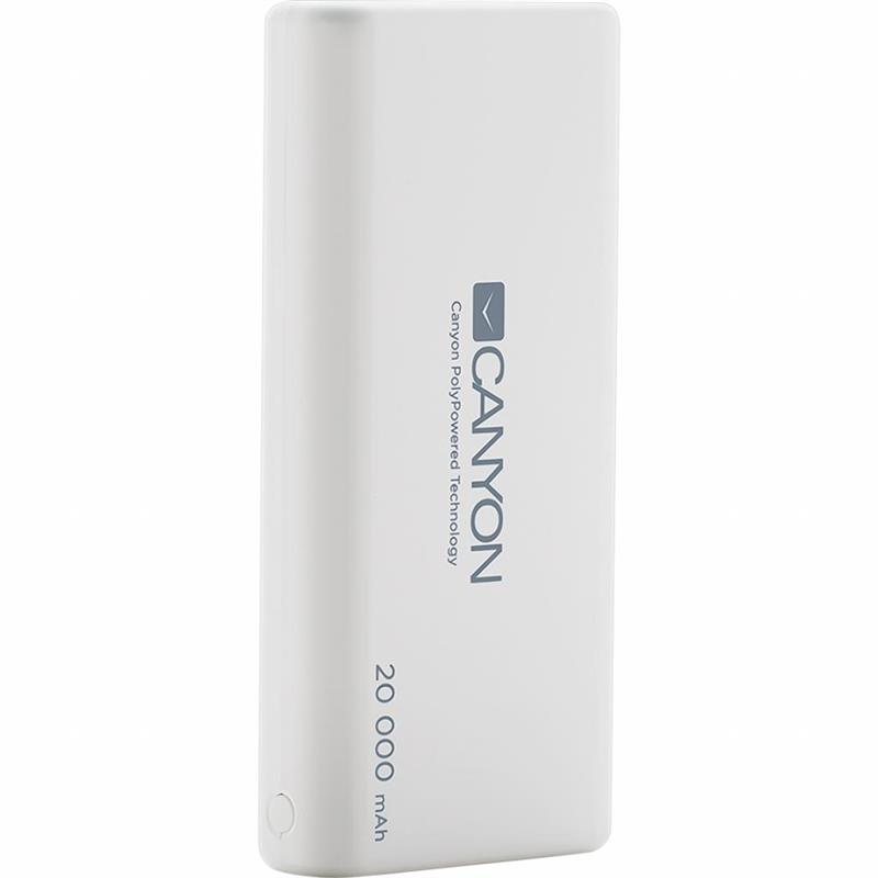 

Универсальная мобильная батарея Canyon 20000mAh White (CNS-CPBP20W)