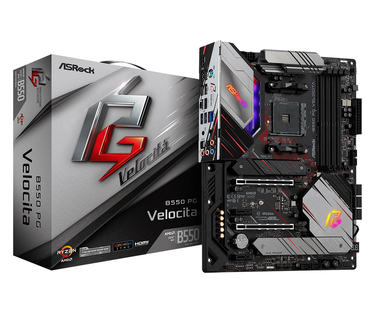 

Материнская плата ASRock B550 PG Velocita Socket AM4