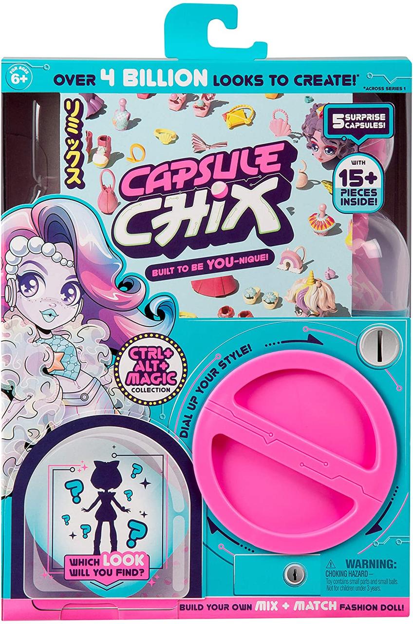 

Кукольный набор Capsule chix Ctrl alt и магия сюрприз Moose (59202)