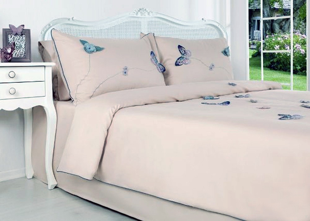 

Постельное белье Home Sweet Home Spring Azure Евро Мако-сатин (1044) (1044)