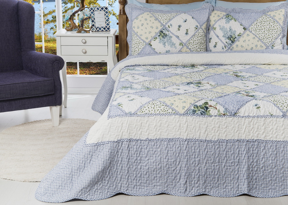 

Покрывало Home Sweet Home Brenda Blue 180x250 см Сиреневое (817) (817)