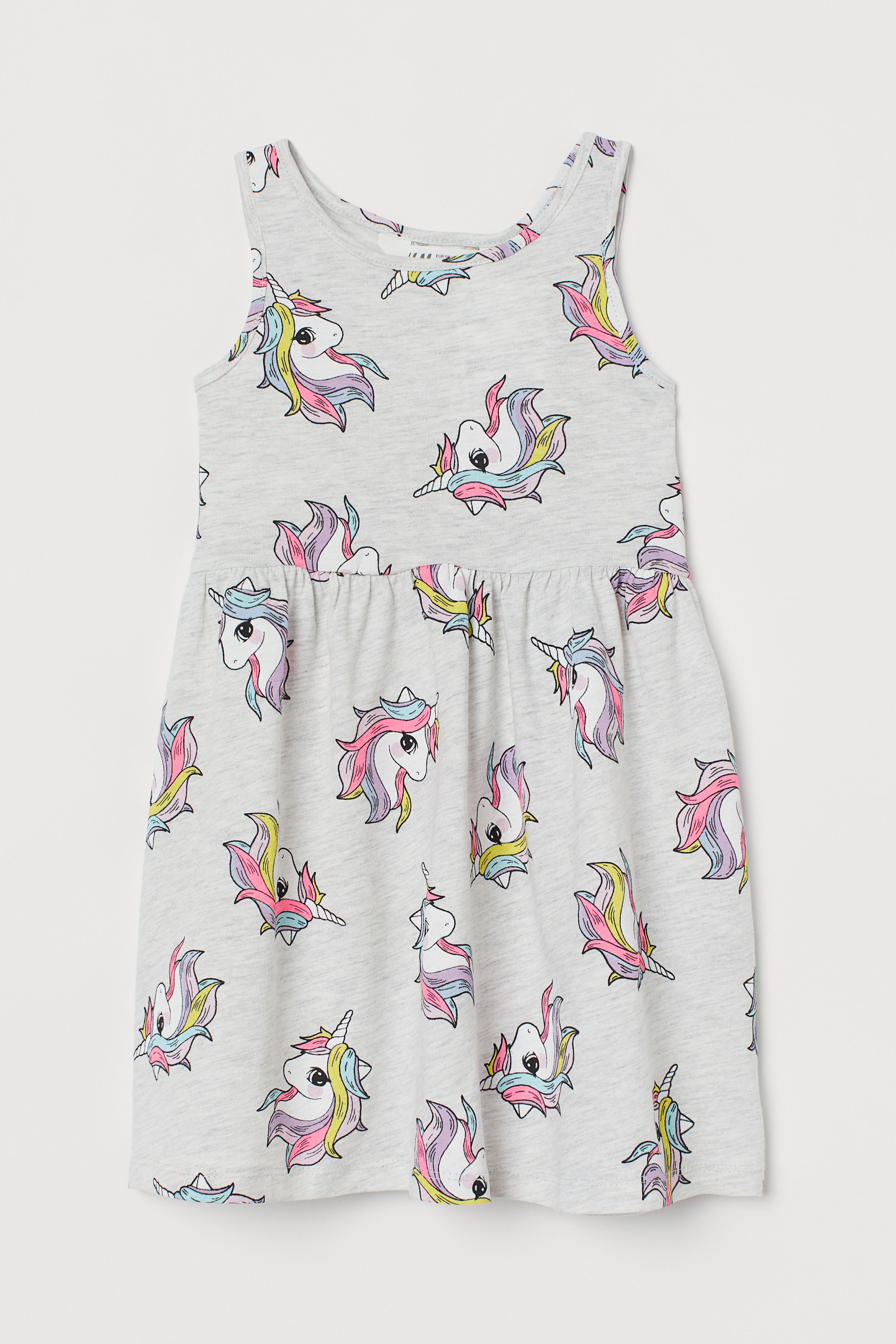 

Сарафан H&M с единорогами серый 92
