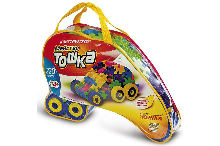 

Крупный конструктор «Мастер ТОШКА» ЮНИКА для детей 220 деталей (RT80037UNK)