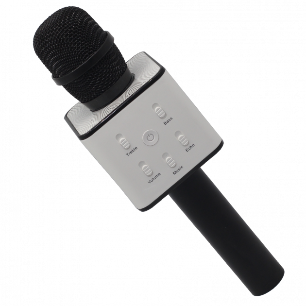 

Беспроводной микрофон-караоке StreetGo Q7 Bluetooth с чехлом Black