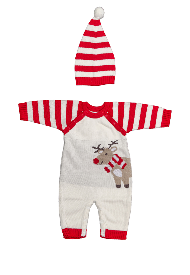 

Комплект человечек шапочка Mari-Knit 0847 р40 62см красный 49721