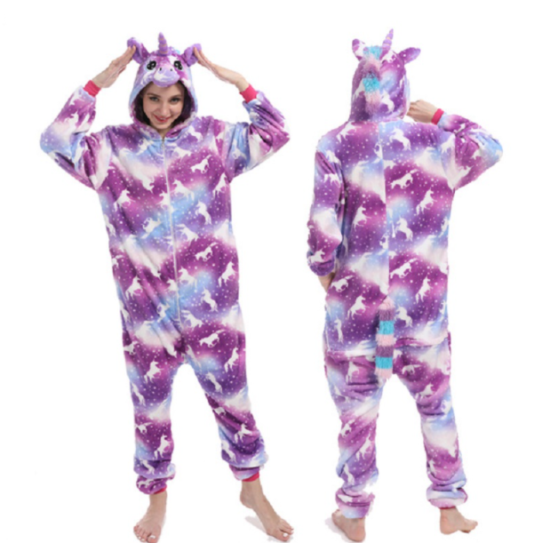 

Кигуруми пижама женская Magical Kigurumi Единорог Пурпурный на молнии  (147-157, Кигуруми пижама женская Magical Kigurumi Единорог Пурпурный на молнии S (147-157)