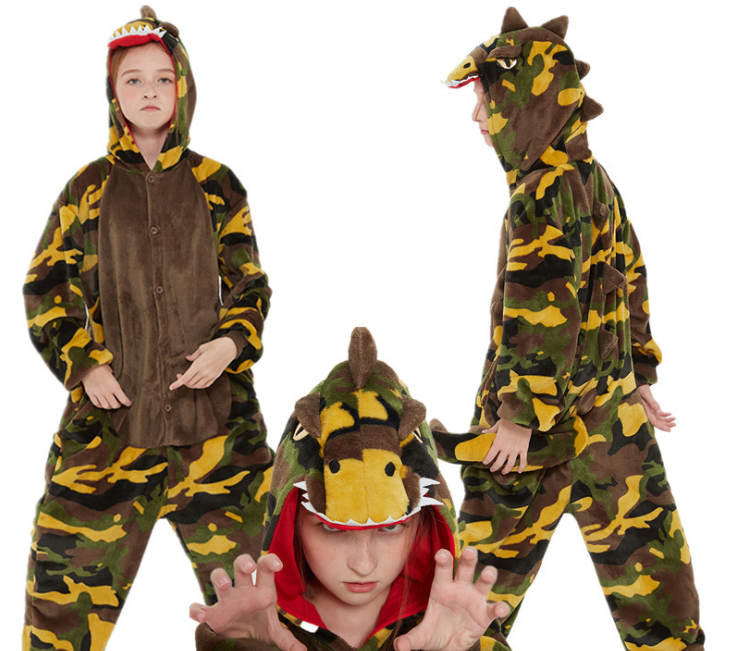 

Кигуруми детский Magical Kigurumi Дракон камуфляжный 140 см