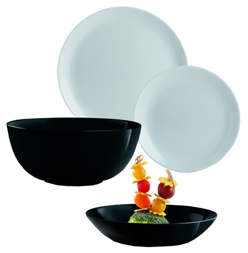 

Сервіз Luminarc Diwali Black and Granit 19 предметів LM-P4358