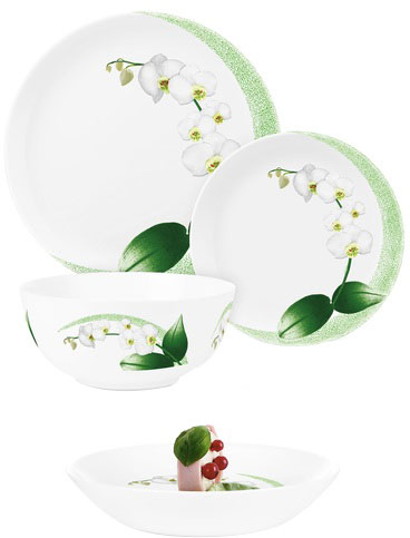 

Сервіз Luminarc White Orchid 19 предметів LM-P0325