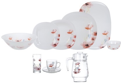 

Сервіз Luminarc Florenza White 46 предметів LM-N2214