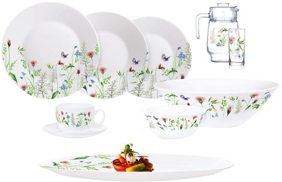 

Сервіз Luminarc Eufloria 46 предметів LM-N8058