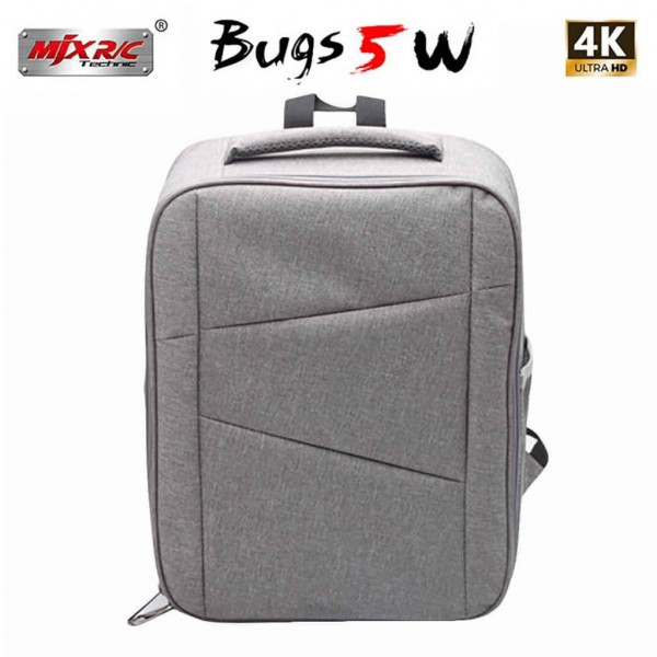 

Рюкзак для квадрокоптера MJX Bugs 5 B5W, Сумка для транспортировки дрона Серая (s343)