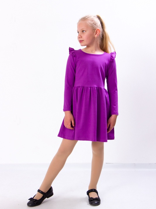 Акція на Дитяча сукня для дівчинки Носи своє 6293-036 110 см Темно-лілова (p-6642-119281) від Rozetka
