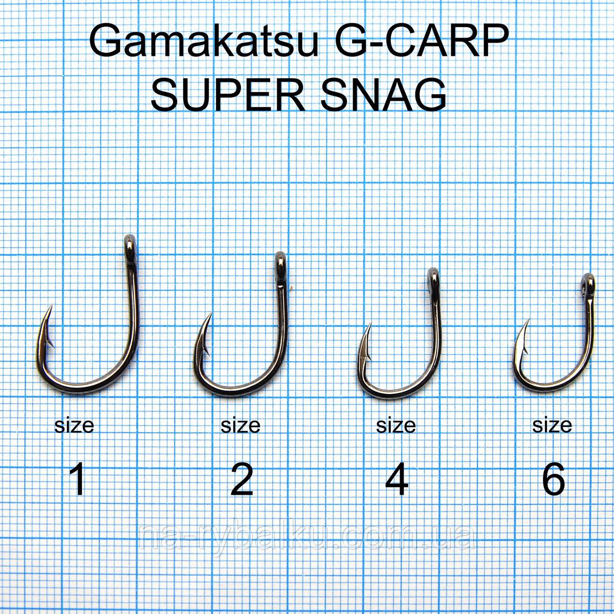 Гачок GAMAKATSU G-CARP SUPER SNAG №06 10шт,28058