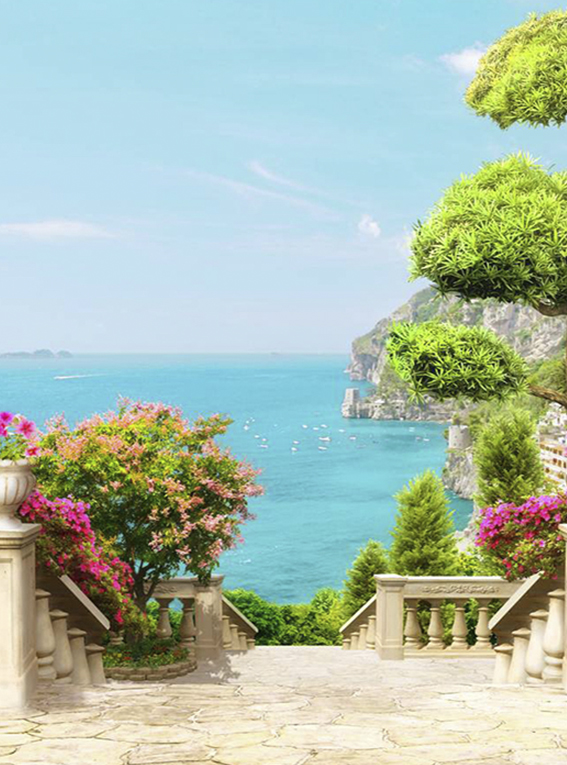 

Фотообои флизелиновые DeCors Дорога к морю 200x270 см 2 сегмента (111013ф)