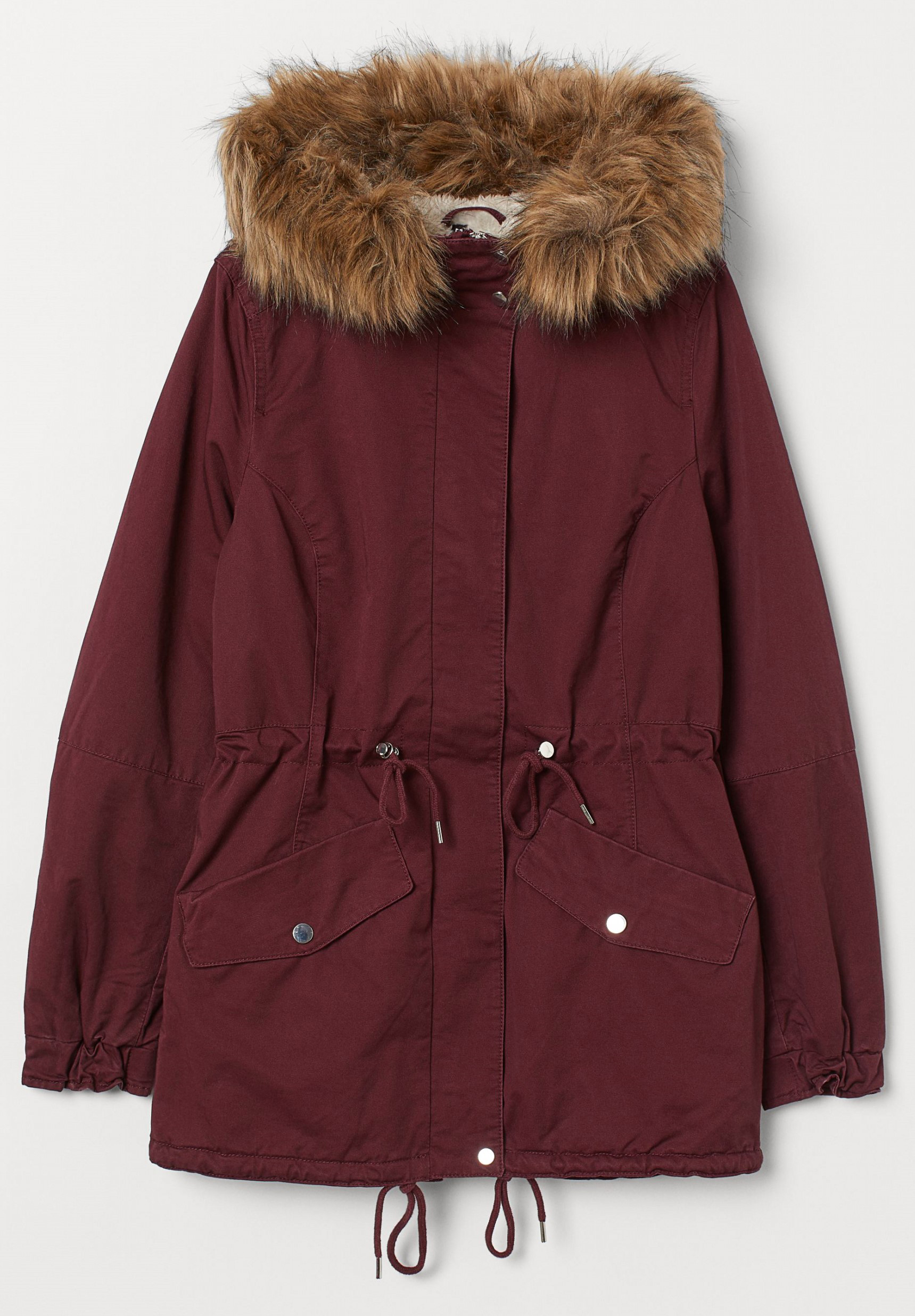 

Парка H&M 7212660 44 Бордовая
