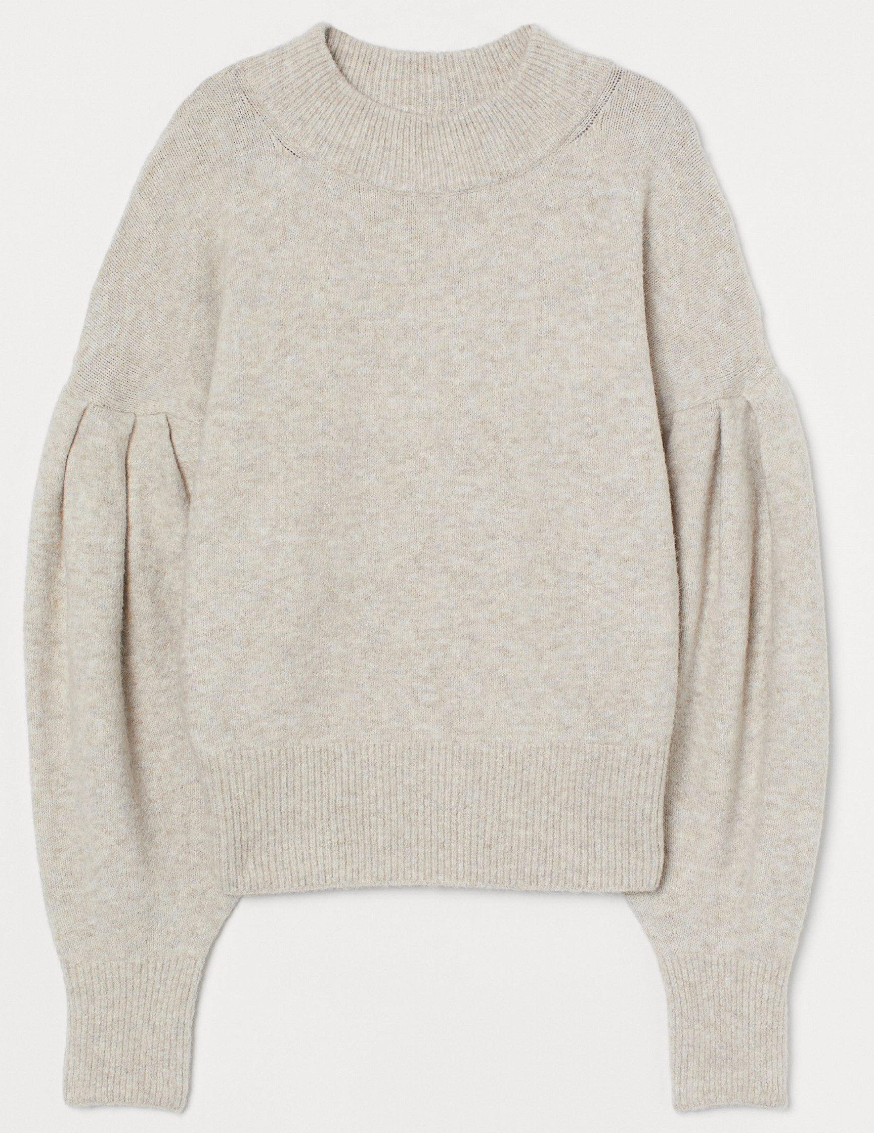 

Свитер H&M 8558511 S Светло-бежевый меланж