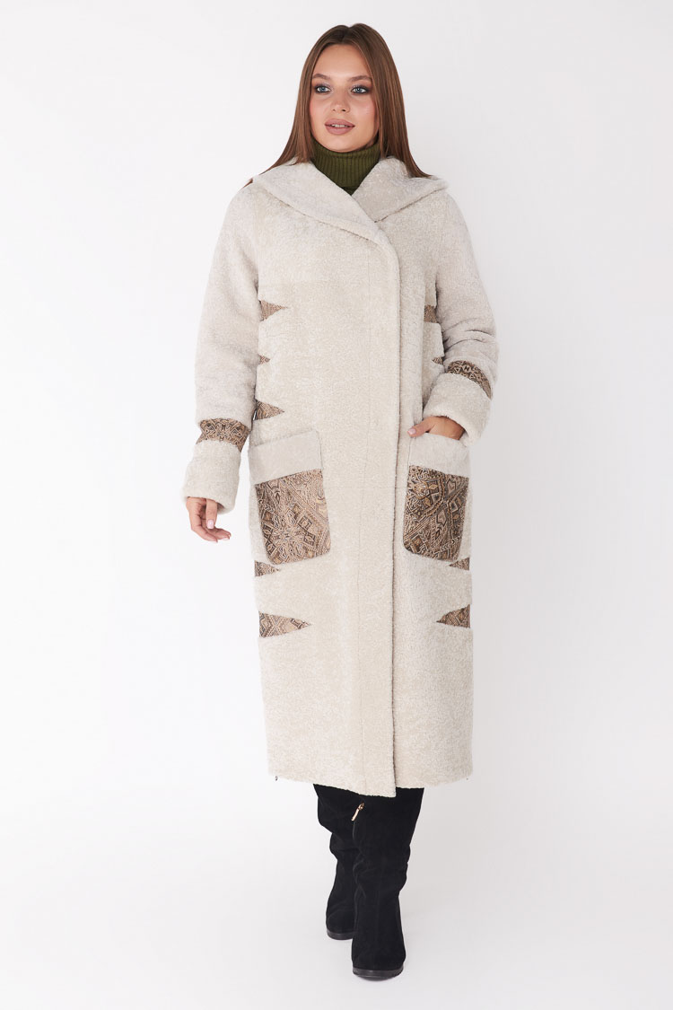 

Дубленка Двухсторонняя Luxia 19287/kps/двухстор 5XL Бежевая 208190012