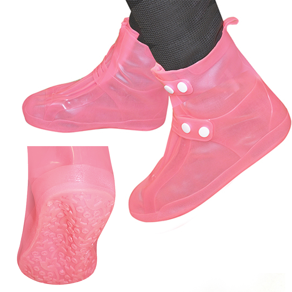 

Чехлы на обувь водонепроницаемые 25 cм Waterfproof Shoe размер 34-35 Розовый