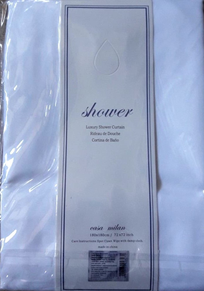

Шторка для ванной Shower Curtain 1.8 х 1.8 м (R84156) Белый