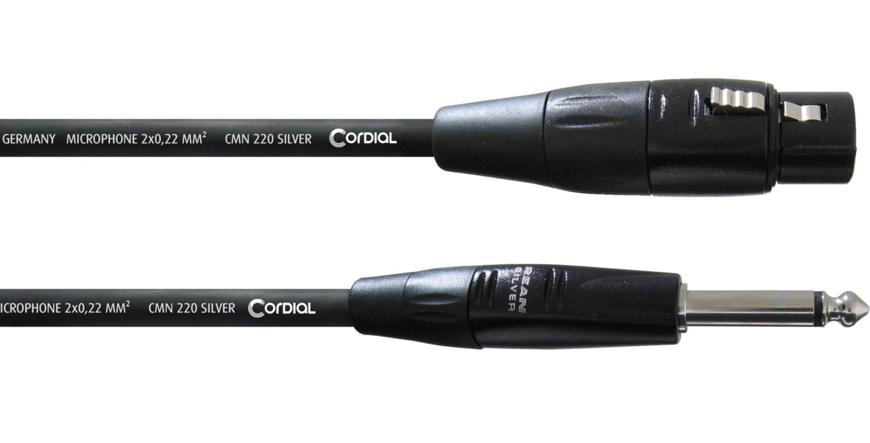 

Микрофонный кабель Jack 6.3 — XLR Female 10м Cordial CIM 10 FP