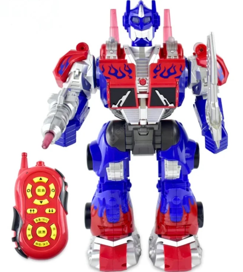 

Робот-трансформер Defa Toys Оптиму Прайм Transformers Optimus Prime на р/у свет, звук, стреляет, 12 функций 36 см