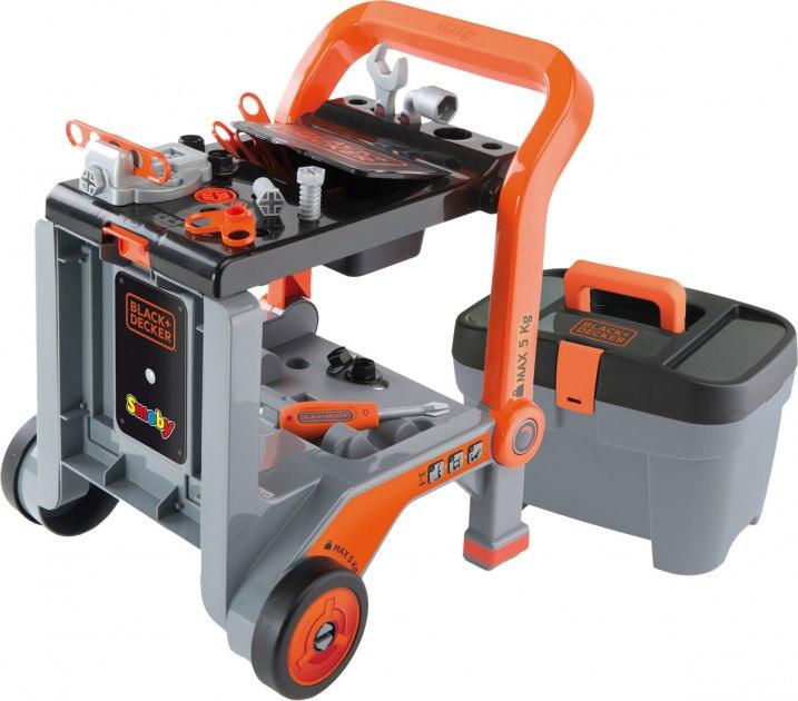 

Мастерская тележка с инструментами игрушечная Black and Decker Smoby