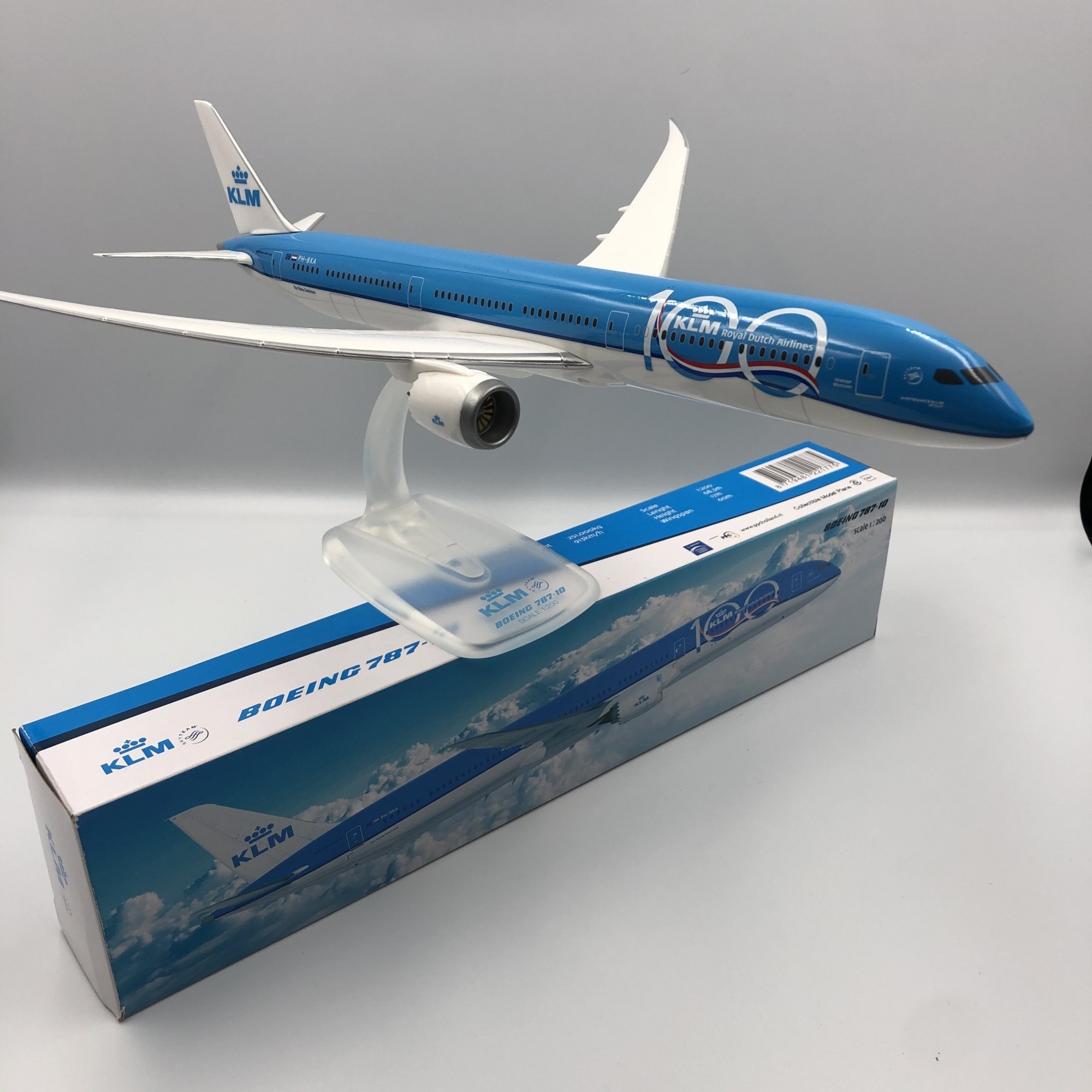 

Модель літака Boeing 787-10 KLM "100 Years Anniversary" PH-BKA