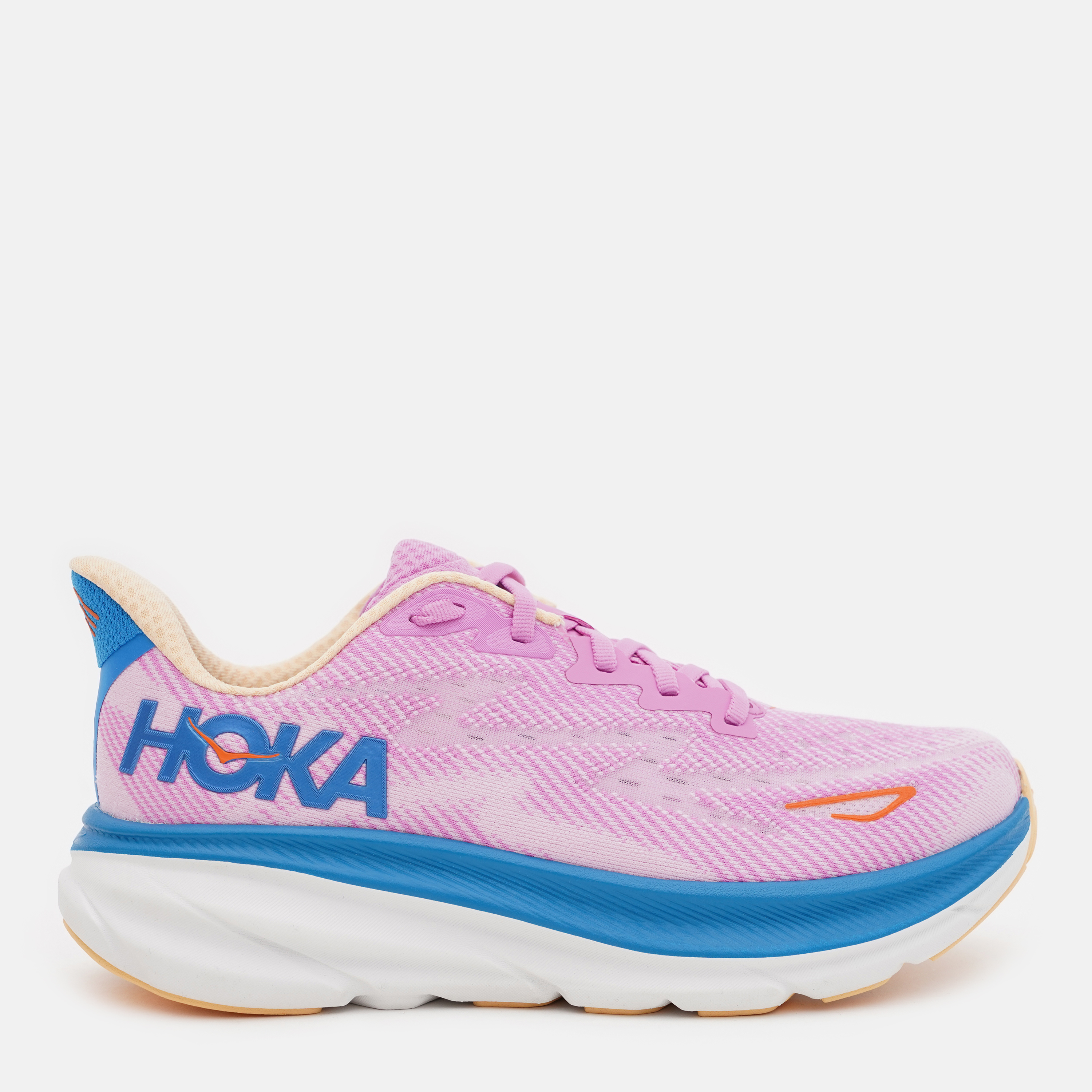 Акція на Жіночі кросівки для бігу HOKA ONE ONE Clifton 9 1127896 39.5 (7.5US) 24.5 см Рожеві від Rozetka