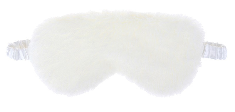 

Маска для сна плюшевая Love Cloud цвет Pearl White