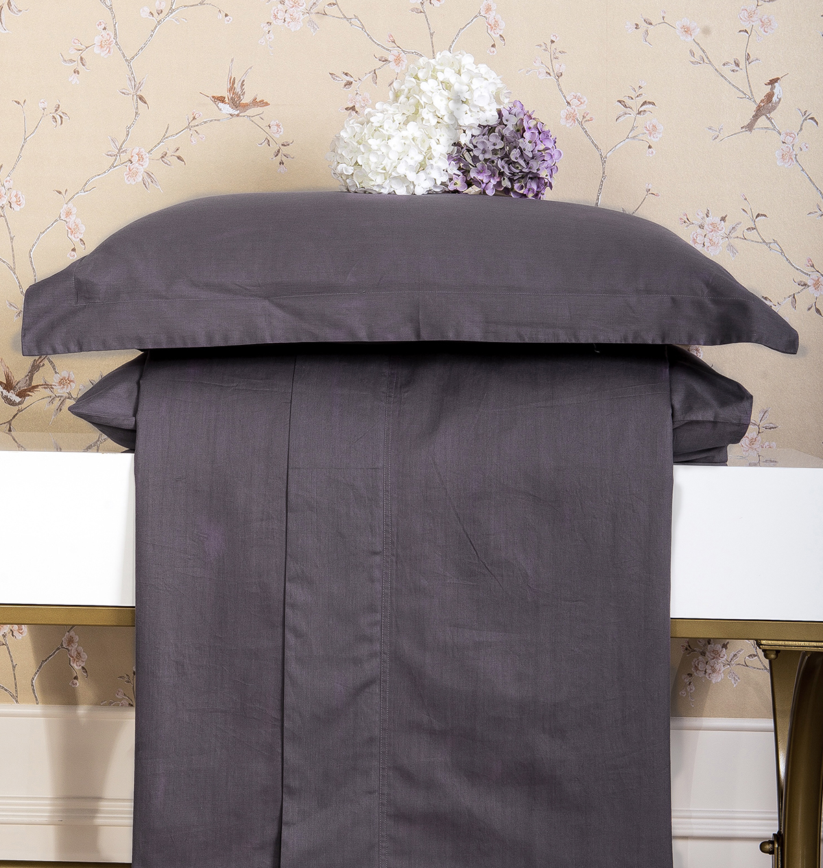 

Пододеяльник LUXURY LINENS Basic Line Anthracite 160х220