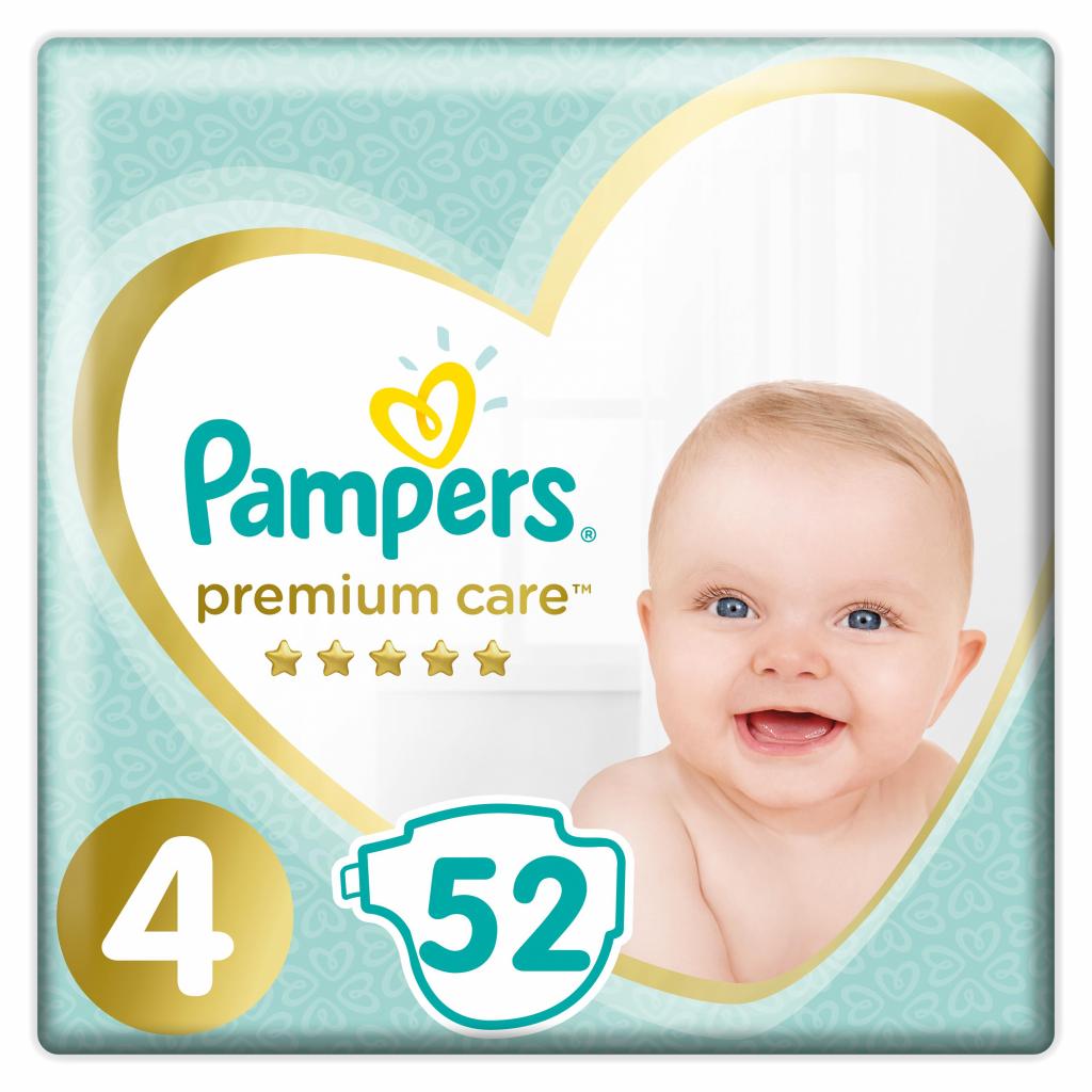 

Подгузник Pampers Premium Care Maxi Размер 4 (9-14 кг) 52 шт (4015400278818)