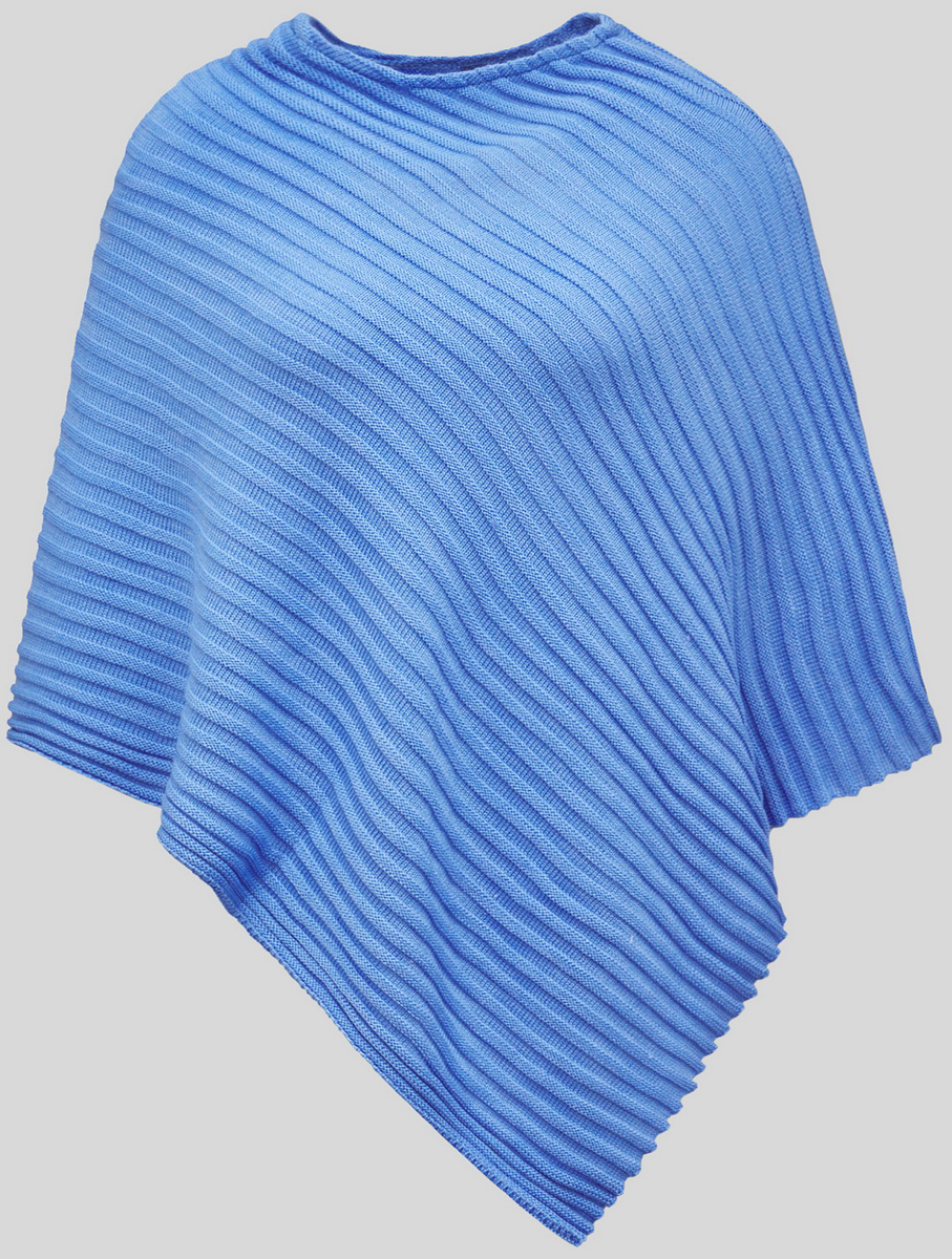 

Пончо C&A 00443-2080094 ONE SIZE Голубое