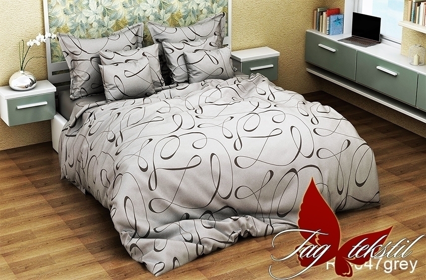 

Комплект постельного белья TM TAG - 2-х спальный - Ренфорс - R4047beige