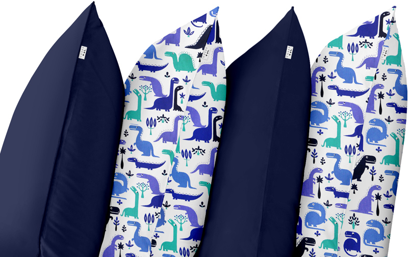 

Набор наволочек Cosas Blue DinoBlue 50х70 4 шт (Set4Pillow_Blue_DinoBlue_50х70)