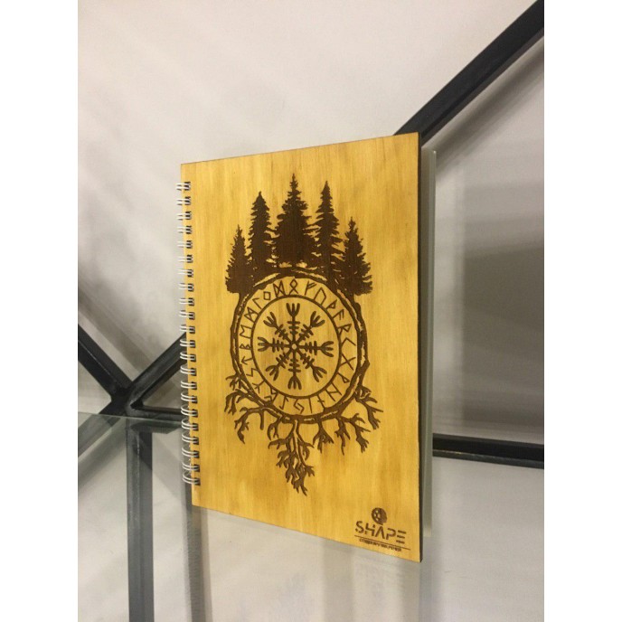 

Блокнот из дерева KoDi "Скандинавский" А6