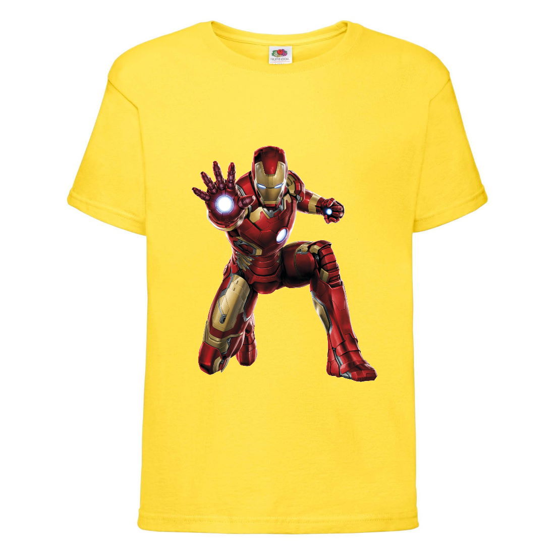 

Футболка детская Марвел (Marvel & DC) желтая (ironmen-yellow) 116 см