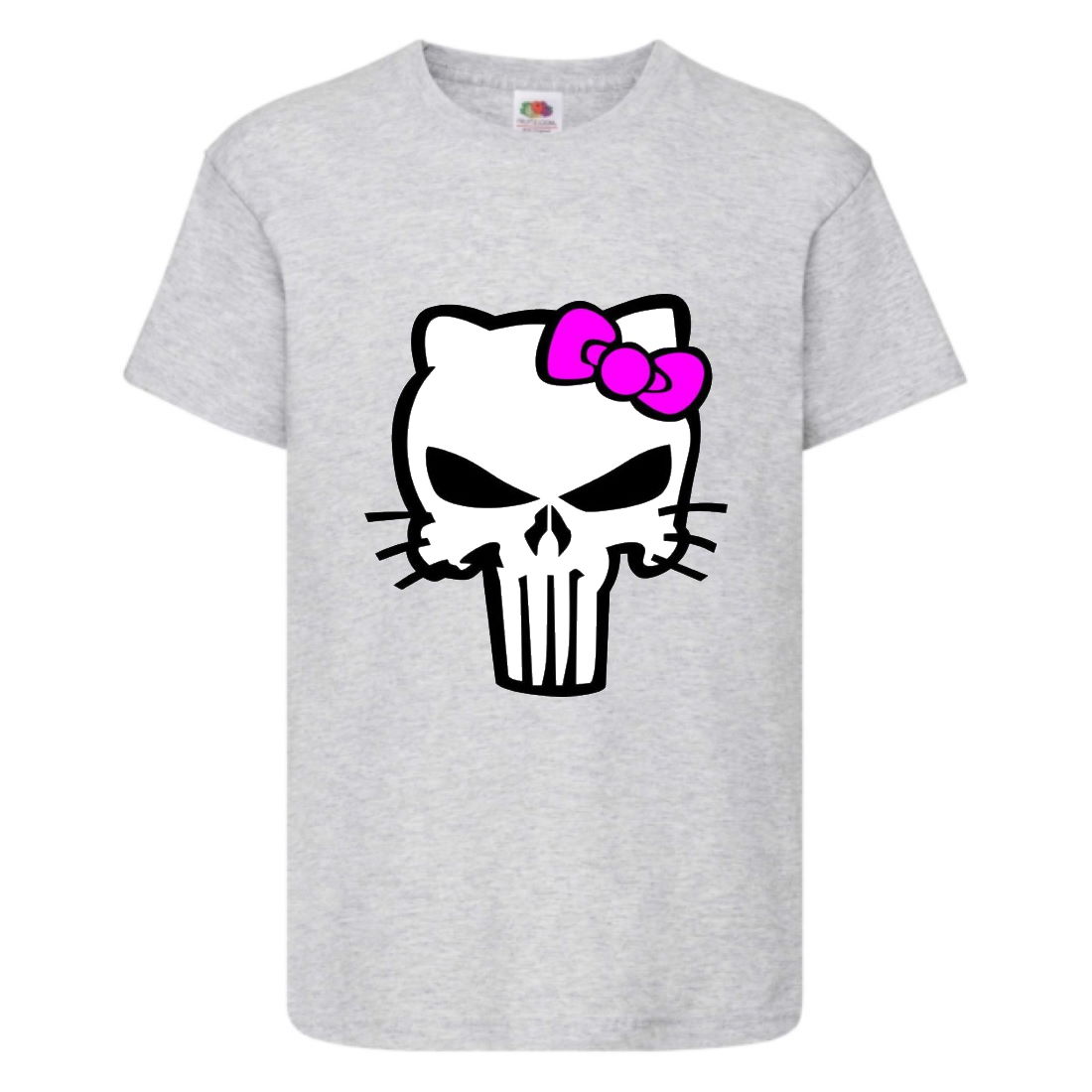 

Футболка детская Марвел (Marvel & DC) серая (punisher-hello-gray) 164 см