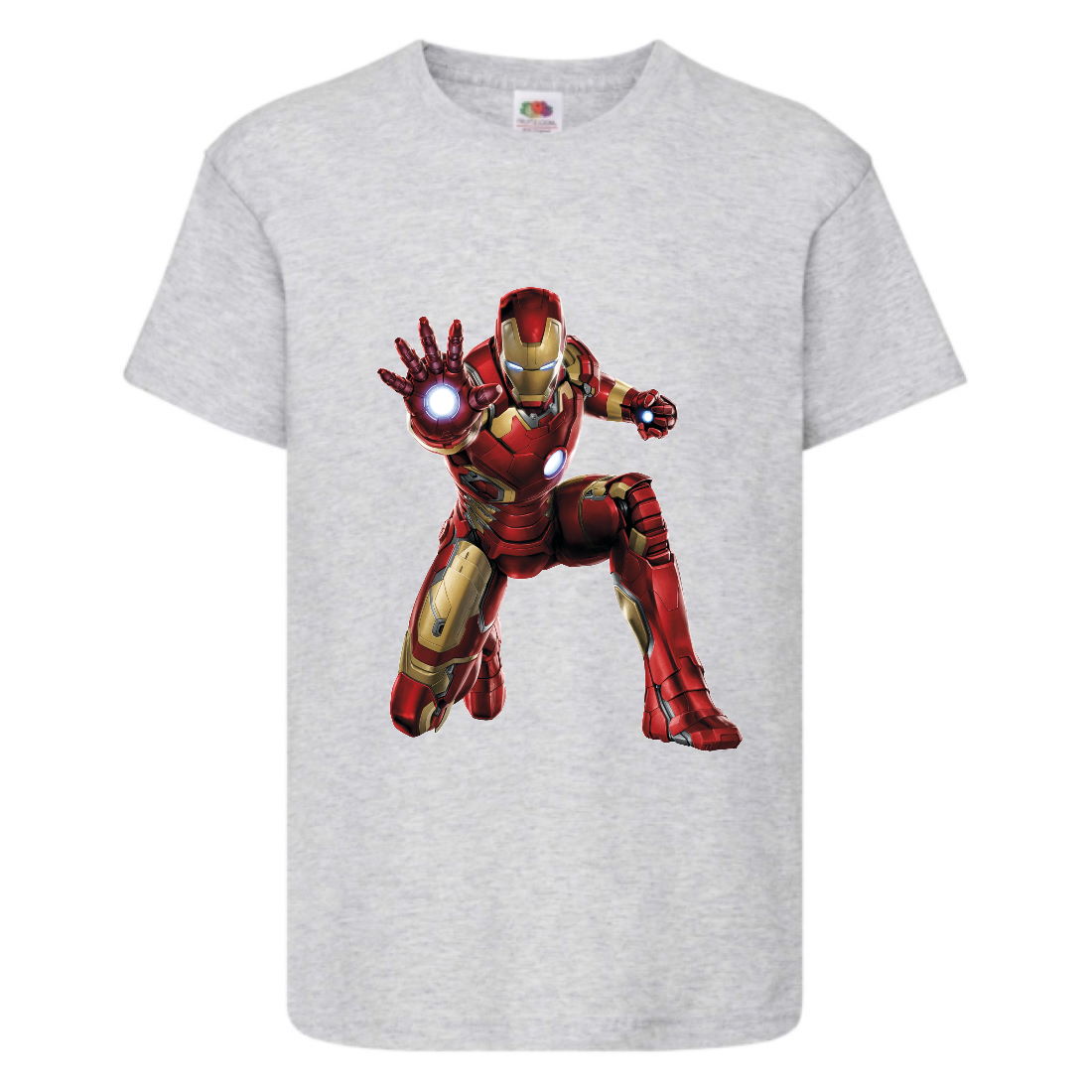 

Футболка детская Марвел (Marvel & DC) серая (ironmen-gray) 140 см