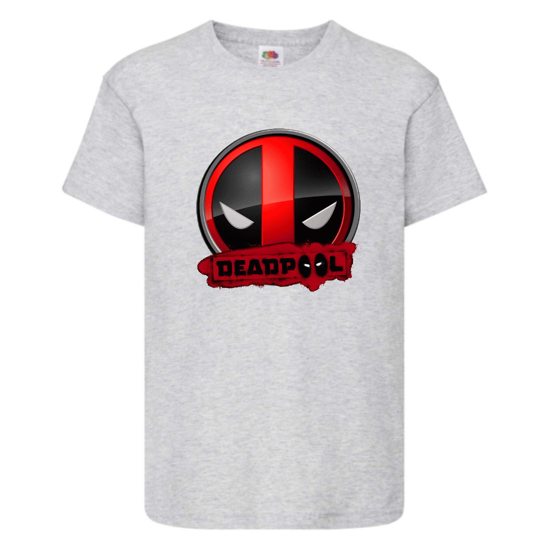 

Футболка детская Марвел (Marvel & DC) серая (deadpool-002-gray) 140 см