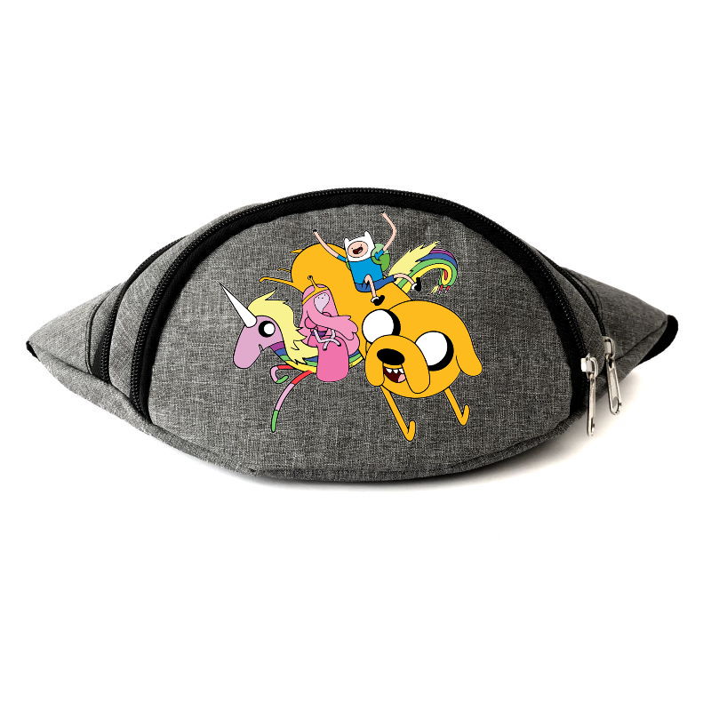 

Сумка Бананка на пояс Время приключений Adventure Times (AT-01) Cappuccino Toys серая