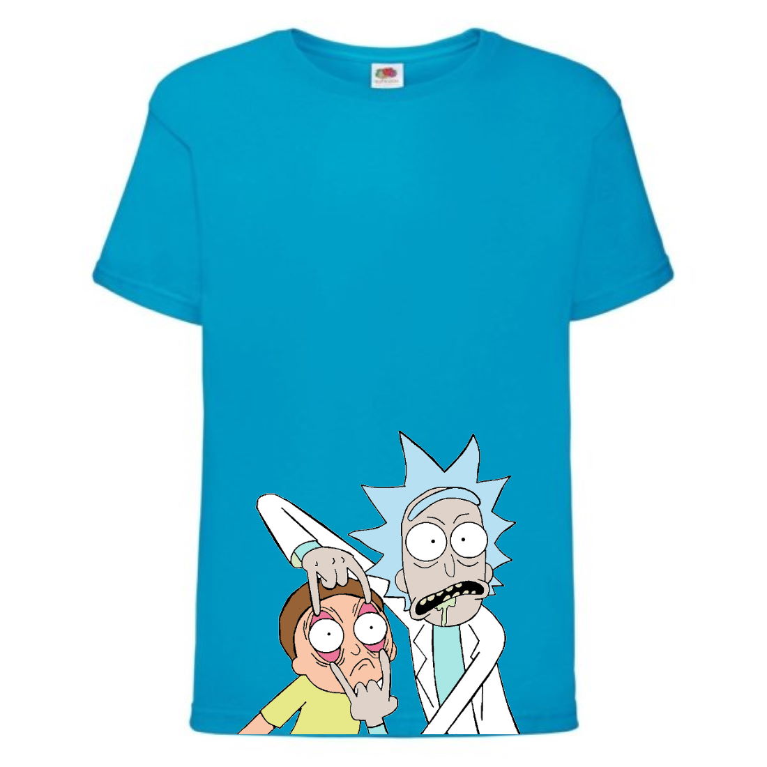 

Футболка Рик и Морти 1 (Rick and Morty) голубая 140 см