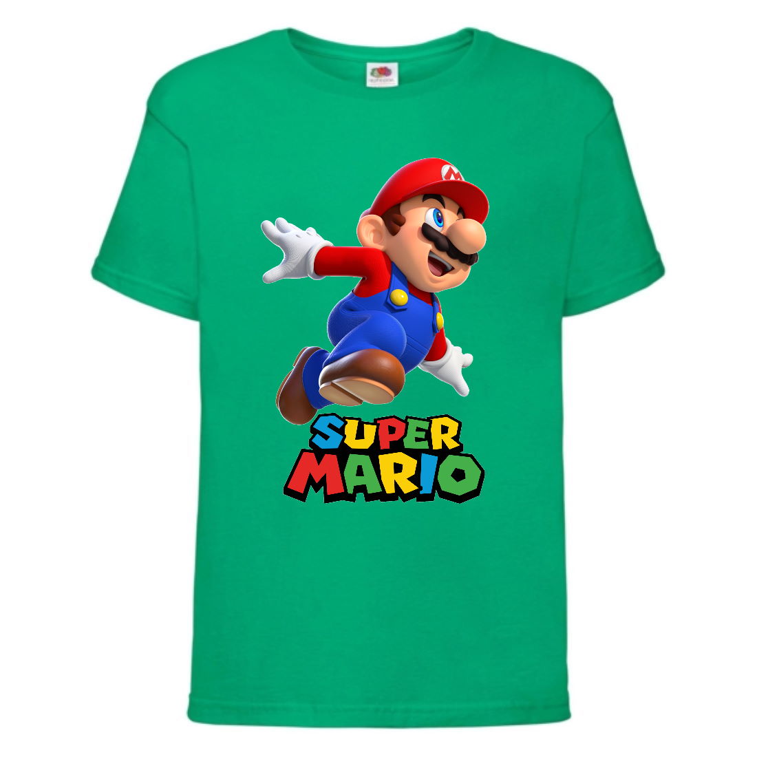 

Футболка Супер Марио 13 (Super Mario) зеленая (SMar grn-7) 140 см