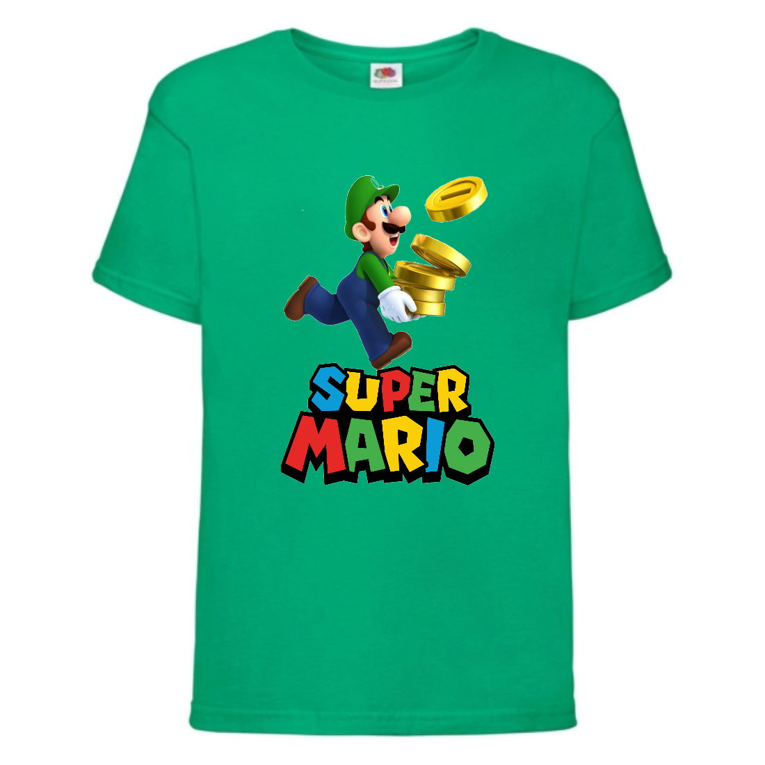 

Футболка Супер Марио 12 (Super Mario) зеленая (SMar grn-6) 128 см
