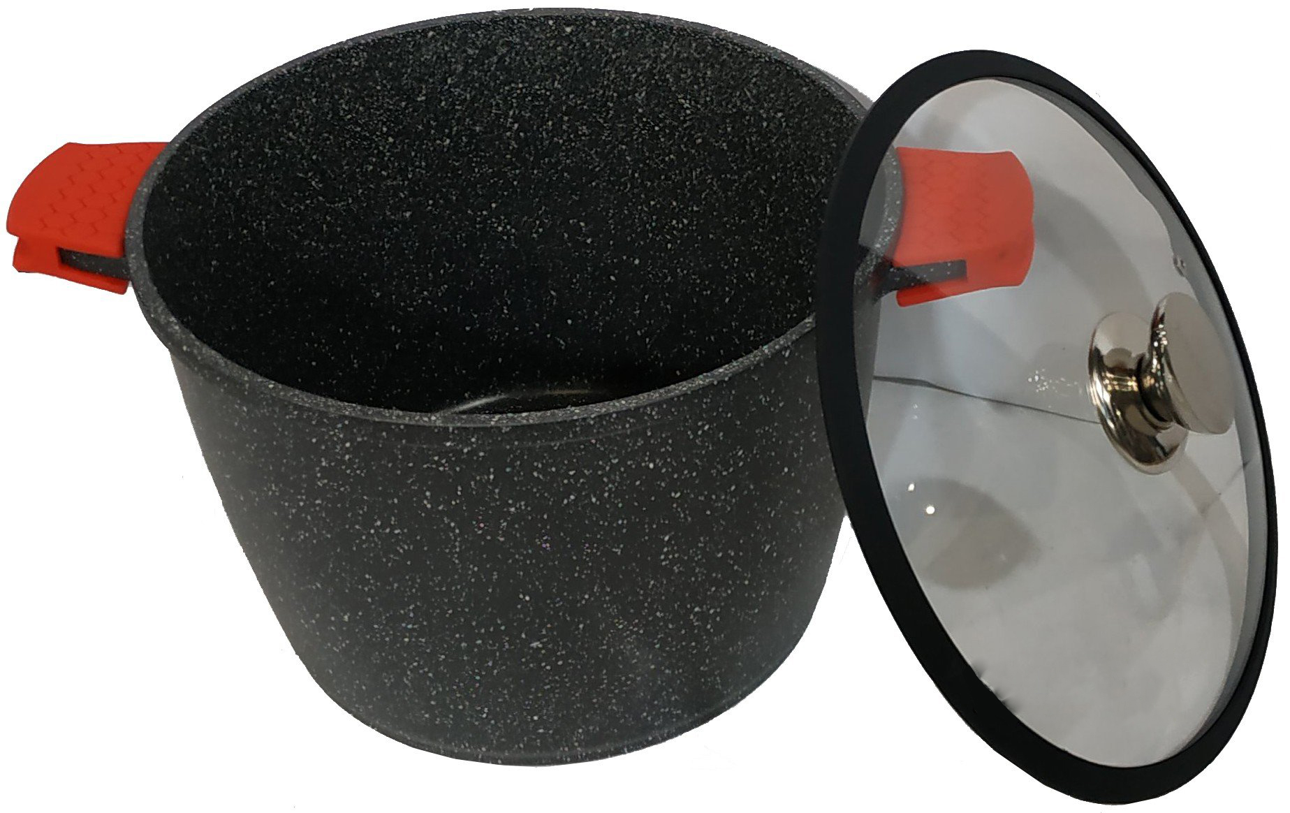 

Алюминиевая кастрюля с мраморным покрытием Zurrichberg ZBP-7104 Black