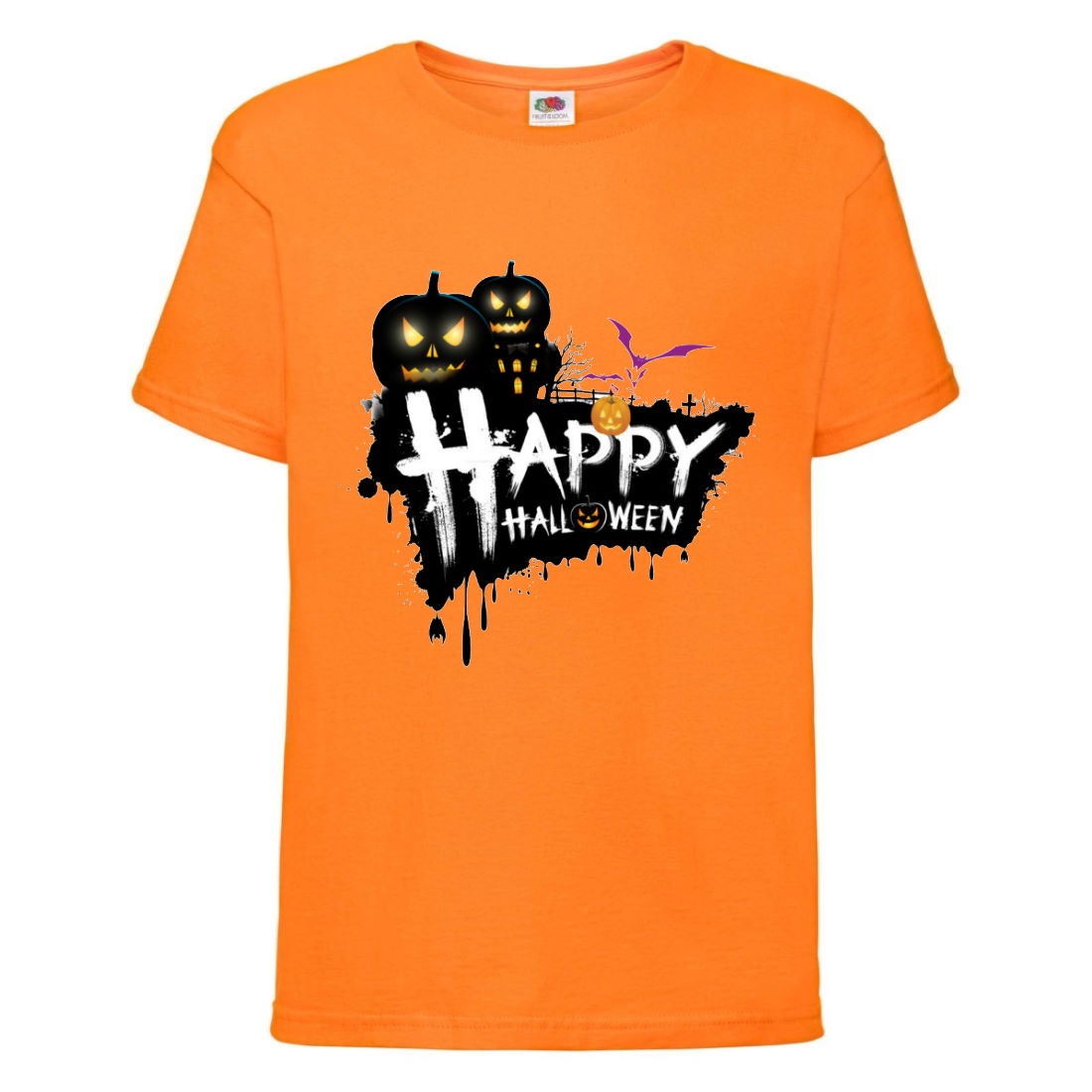 

Футболка детская Хэллоуин (Halloween) оранжевая (halloween-05-orange) 140 см